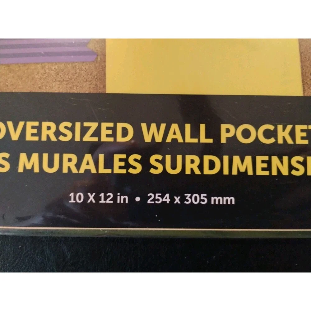Astrobrights Oversized Wall Pockets, Pack of 5 Folders, Multi-Color - NEW